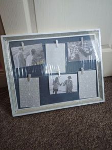 White Sparkly Picture Frame
