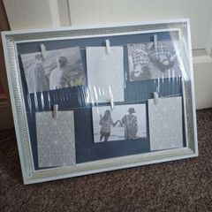 White Sparkly Picture Frame