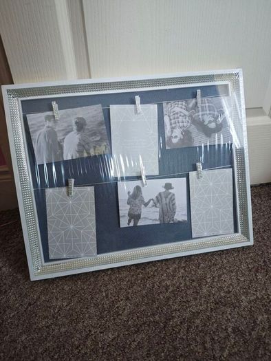 White Sparkly Picture Frame