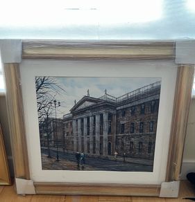 Framed painting of GPO