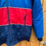 Adidas Reversible Mens Y2K Padded Jacket Blue\Red Stripe Small Image 3