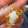 Pandora Wonders Collection Treated Freshwater Cultured Baroque Pearl Oversized Frog Pendant  New Image 4
