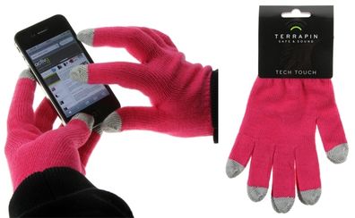 Tech Touch Iphone Htc Samsung Gloves W/ Silver Coated Nylon Fibre Tips