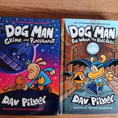 Dog Man Books.  Two