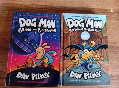 Dog Man Books.  Two