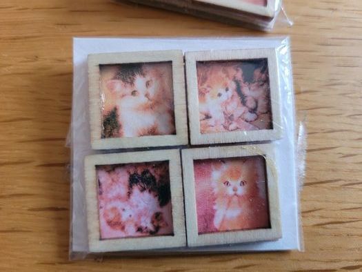 Miniature Paintings, pictures for dolls houses