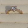 Pandora Elevated Heart Gold (585) Ring Image 3
