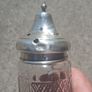 Late Victorian Sterling Silver And Cut Glass Sugar Sifter Image 9