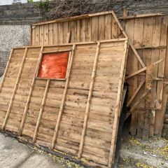 Wooden shed
