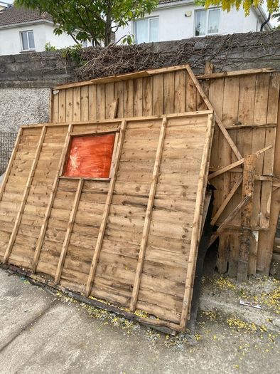 Wooden shed