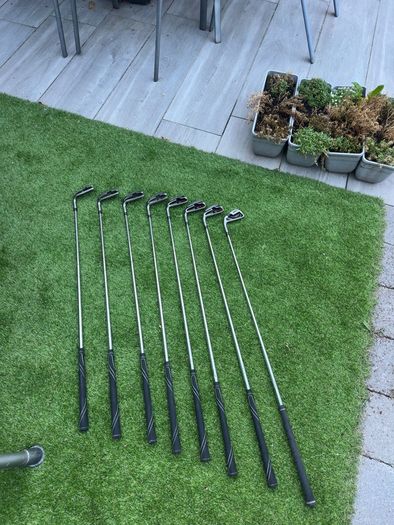 Left Handed Wilson Steel Irons Set SW - 5 Iron + Slazenger 3 Iron