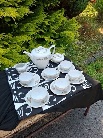 China delicate porcelain tea set postage possible