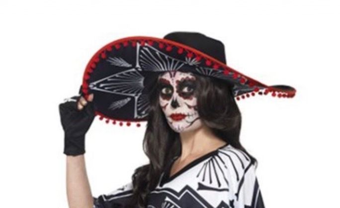 Dia de los Muertos Bandit Hat