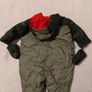 Waterproof Warm Fleece lined hooded Pram Suit wth mittens, all in one, Image 5