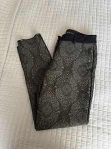 Sportmax Code Max Mara Paisley Jacquard Patterned Trousers - Size EU 38 / UK 10