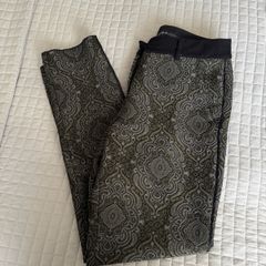 Sportmax Code Max Mara Paisley Jacquard Patterned Trousers - Size EU 38 / UK 10