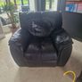 Black Leather 3-Seater Recliner Sofa & 2 Recliner Chairs Image 5