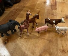 Schleich and Papo animal figurines