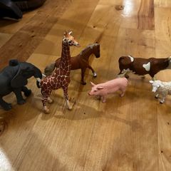 Schleich and Papo animal figurines
