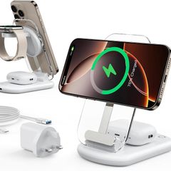 3 in 1 Wireless Charging Station - iPhone, Watch & AirPods - Brand New