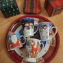 Assorted Mugs and 2 Large Plastic Plates Image 9