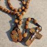 Set Of  Rosary Made Of Olive Wood From Medjugore Image 3