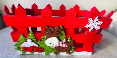 Christmas Felt Basket
