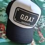 Mens John Hatter & Co. Trucker Hat G.O.A.T Image 4