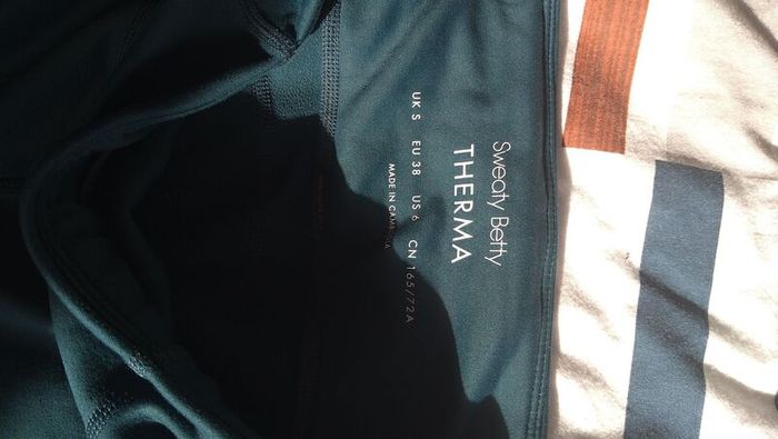 thermal sweaty Betty leggings