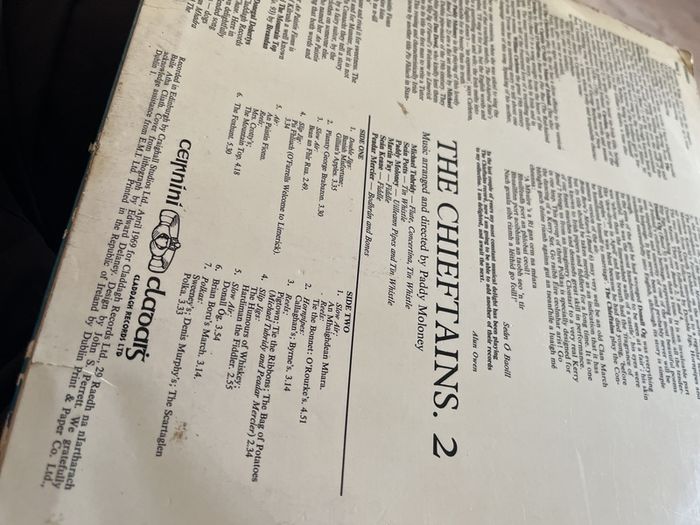 The chieftains 2 and 4 records