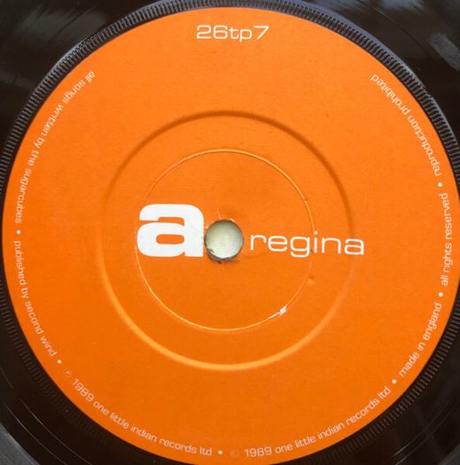 Sugarcubes Regina Vinyl Single Irish Pressing Alternative 7 Inch