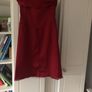 Beautiful red strapless silk dress Image 5