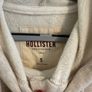New Hollister Women's Cream Cold Shoulder Hoodie - Size Small Image 3