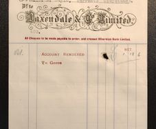 Old Dublin Billhead