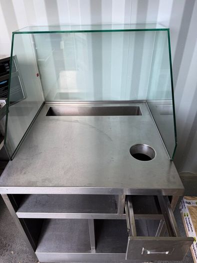 Commercial Stainless Steel Deli Prep Table