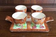 Price Kensington cottageware eggcup stand and egg cups