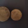 Pair of Vintage Hand-Etched Brass Lassi Cups, Antique Indian Style Image 3