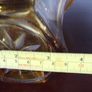 VASE - Vintage - Amber Glass Image 7
