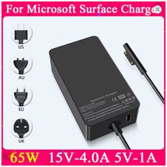 65W Surface Pro Laptop Charger for Microsoft Surface Pro 10, 9, 8, 7+, 7, 6, 5, 4, 3, X, Windows Surface Laptop 6, 5, 4, 3, 2, 1