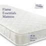 comfort ltd Flame Essentials Single Mattress 90 x 190cm, 18cm Deep Bonnell Open Coil Spring, Foam Free, Plush Comfort Support, Breathable Cooltouch Cover, UK Made Image 2