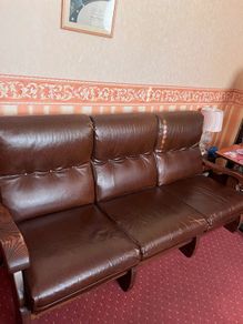 leather couch