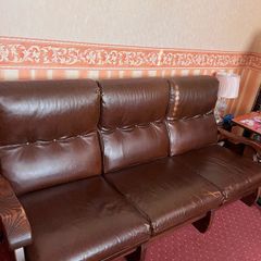 leather couch