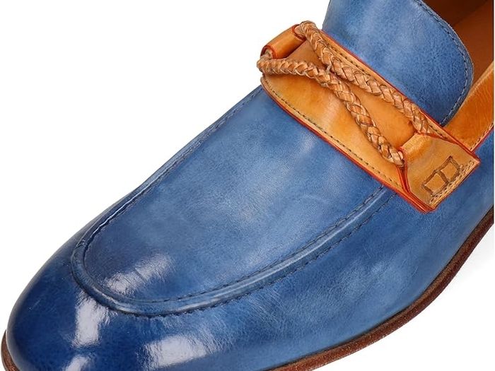 Melvin & Hamilton Men's Low Shoes Loafers Santo 1, Blue, EU 45, UK 11, US 12