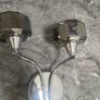 Wall lights x 2 chrome Image 3