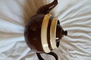 Antique Teapot Brown Betty Style