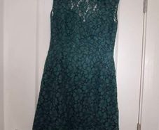 Green Lace Designer Dress