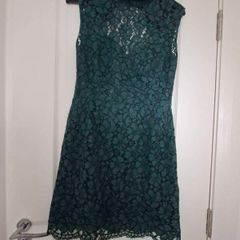 Green Lace Designer Dress