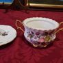 Royal Imperial Fruit Garden Finest Bone China Gold Gilt Two Handled Sugar Bowl With Lid And Underplate Made In England Image 5