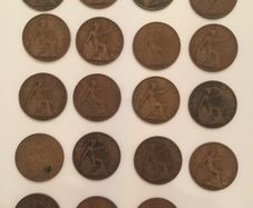 1916-1918 Great British penny's