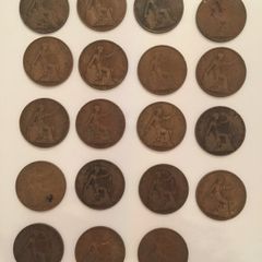 1916-1918 Great British penny's